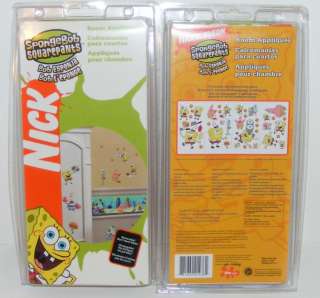 SPONGEBOB Krabby Patty WALL APPLIQUES or Faces BORDER  