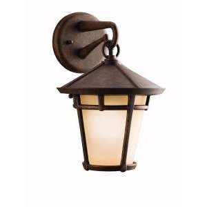 By Kichler Melbern Collection Aged Bronze Finish Outdoor Wall Mount 1 