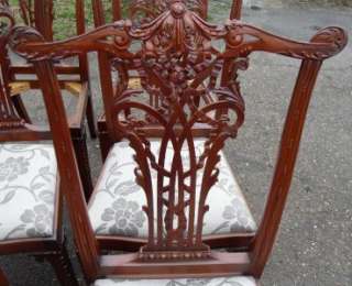 QUALITY CHIPPENDALE REPRO MAHOGANY CHAIRS 5 AVAILABLE  