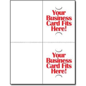   Cards, 2up Laser Gloss w/ BC Slots   100 Sheets / 200 Greeting Cards