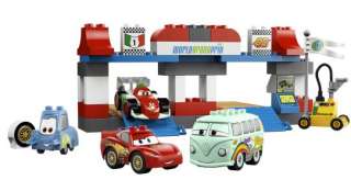 LEGO Duplo 5829 Cars The Pit Stop w/ Lightning McQueen 673419144445 