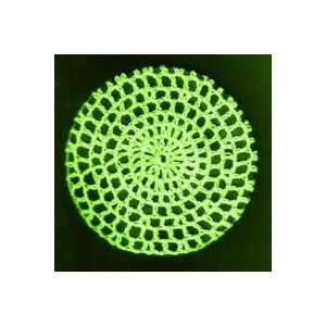    Neon Yellow Classic Crocheted Hair Bun Cover XL: Everything Else