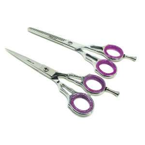 ACME USA 5.5 Glossy Finish Hair Cutting Shears / Scissors Pair Set of 