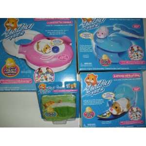  Zhu Zhu Pets Hamster House Starter Set includes Patches the Hamster 