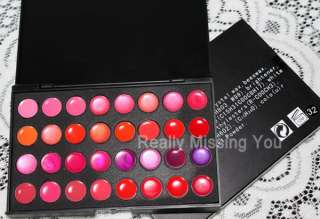 32 Color Makeup Lip Gloss Palette Lipstick Balm Gift 2#  