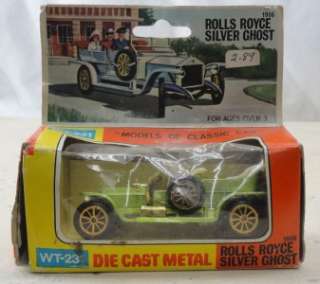 Lot of 2 Diecast Cars Matchbox Yesteryear 1922 OmnibusTintoys Rolls 