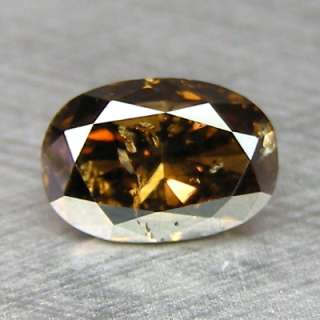 68cts Oval Brownish Champagne Natural Loose Diamond  