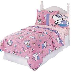  Hello Kitty Slumber Party Twin Comforter Bedding