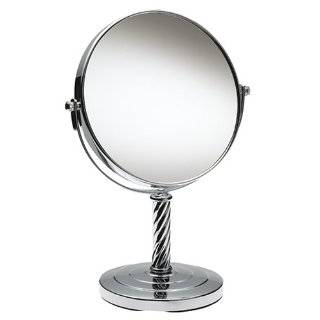 Jerdon JP5168C Regular 8 inch Table Top Mirror, 6X Magnification 
