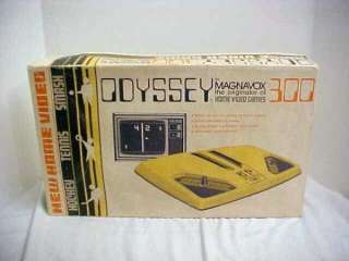 MAGNAVOX ODYSSEY 300 PONG SYSTEM COMPLETE IN BOX A26024  