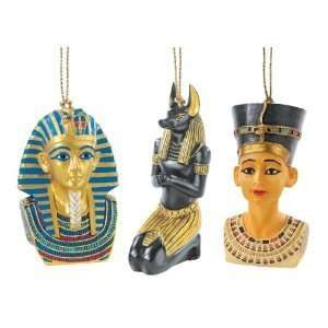   Ancient Egypt Holiday Ornament Collection Set Of 2