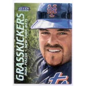  2000 Fleer Tradition Grasskickers GK4 Mike Piazza New York 
