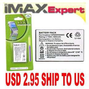 US SELLER* Battery for CREATIVE Zen Xtra NX MuVo2 NEW  