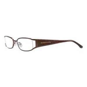 BCBG VALENTINA Eyeglasses Brown Frame Size 50 17 125 