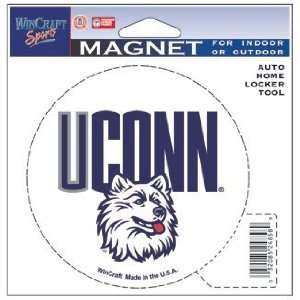  NCAA Connecticut Huskies Set of 2 Indoor / Outdoor Magnets 