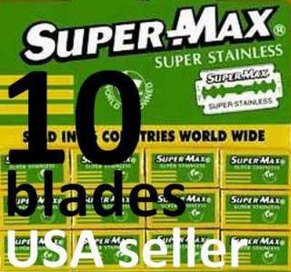 SuperMax Super Stainless Steel Double Edge Safety Razor Blades