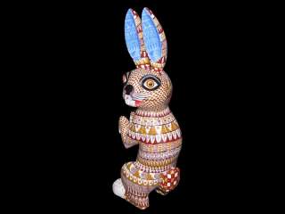 Oaxacan Wood Carving Rabbit Mario Castellanos Oaxaca Mexican Fine Art 