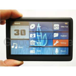  MP4 MP5 Player 8GB 4.3 Touch Screen FM Radio TV Out  
