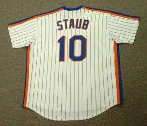 RUSTY STAUB Mets 1984 Cooperstown Home Jersey LARGE  