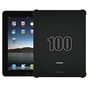  Number 100 on iPad 1st Generation XGear Blackout Case 