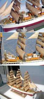 100 Nippon Maru Japanese sail boat model kit  