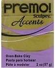 Premo Sculpey Accent Polymer Clay   Metallic Ant Gold
