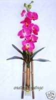 Pink moth orchid flower Bamboo wall decor Great 7 pic  