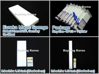 Product  Magic Sponge (Melamine Cleaning Foam) 8 pcs + 1 Holder