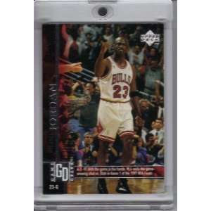  Michael Jordan Upper Deck Game Dated Card 1997: Everything 