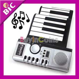 MIDI Roll Up Electronic Soft Keyboard Piano 61 Keys  