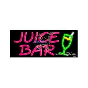  Juice Bar Logo Neon Sign