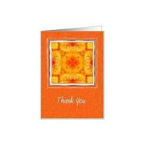  Thank You   Kaleidoscope Pattern Card Health & Personal 