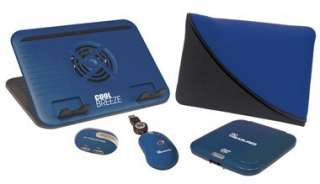 PC Treasures Deluxe Netbook Accessory Kit Navy Blue 671196191959 