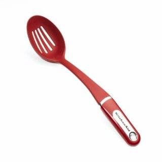 Kitchenaid Classic Nylon Slotted Spoon, Red