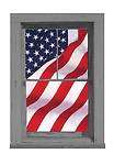 Window Poster AMERICAN FLAG Decoration Outdoor NEW
