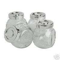Set 24 KEA Rajtan Glass Spice Jars Aroma Tight Lids NEW  