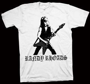 Randy Rhoads T Shirt Ozzy Osbourne Black Sabbath Slayer  