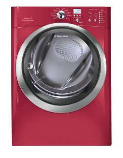 NEW Electrolux Red Steam Washer & Steam Electric Dryer Set EIFLS60JRR 