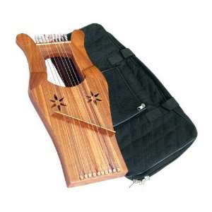  Mini Kinnor Harp with Case: Musical Instruments