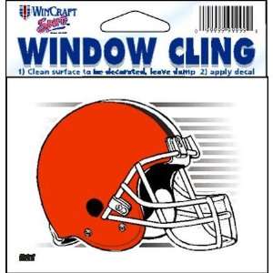    CLEVELAND BROWNS 3x3 WINDOW CLING DECAL