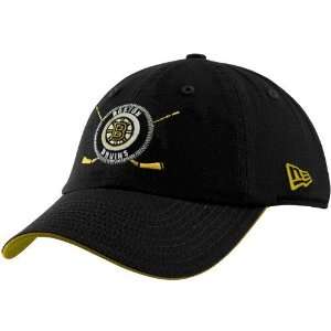  Boston Bruins Youth Black League Ace Adjustable Hat