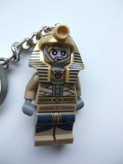 Lego mini figure Pharaohs quest Amset Ra KEYRING   NEW  