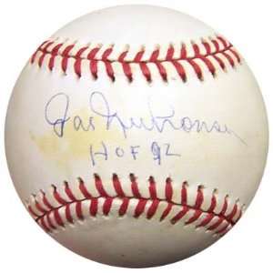 Signed Hal Newhouser Baseball   HOF AL PSA DNA #J57061   Autographed 