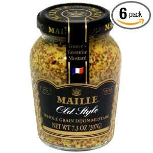 Maille Old Style Mustard, 7.5 Ounce Bottles (Pack of 6)