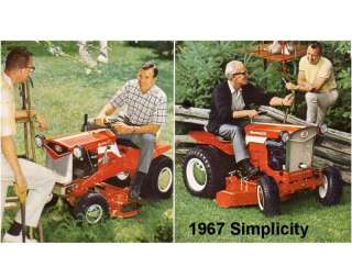 1967 Simplicity Lawn Tractor Refrigerator Magnet  