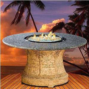  California Outdoor Concepts Palm Series Dining Height Gas Fire Pit 