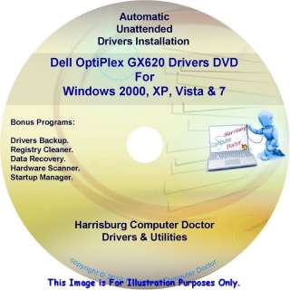 Dell OptiPlex GX620 Drivers Restore Recovery DVD Disc  