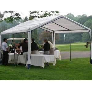  MDM Rhino Shelters 14 x 14 Party Canopy with Blue Trim 