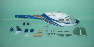 FUNKEY JET Ranger Fuselage for 550 size ( Ver. 2 ) BLUE  