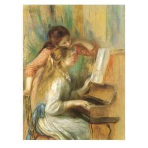  Young Girls at the Piano, 1892 Premium Giclee Poster Print 